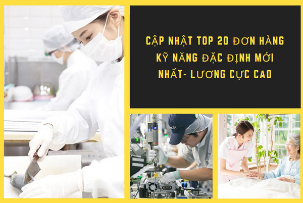 Cập nhật TOP 20 đơn hàng kỹ năng đặc định mới nhất- LƯƠNG CỰC CAO